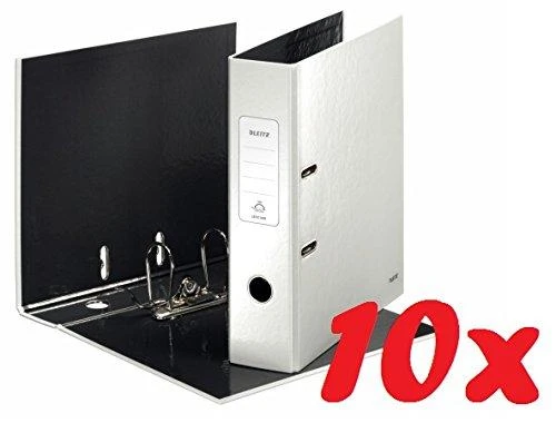 Baltas LEITZ WOW segtuvas, 80mm, 10 vnt.