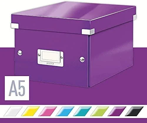 Universali dėžė Leitz Click&Store Small, 216x160x282mm, violetinės spalvos