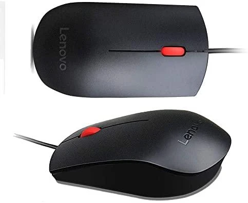 Pelė Lenovo Essential USB, juoda