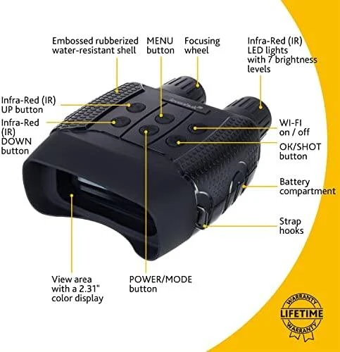 Žiūronai Levenhuk Halo 13x binocular Juodas