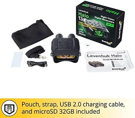 Žiūronai Levenhuk Halo 13x binocular Juodas