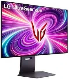 Žaidimų monitorius LG UltraGear 32" Dual-Mode OLED 4K, su garsiakalbiais