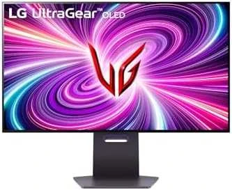 Žaidimų monitorius LG UltraGear 32" Dual-Mode OLED 4K, su garsiakalbiais