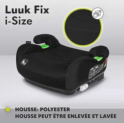 LIONELO automobilinė kėdutė Luuk Fix i-i-size juoda anglies pluoštas