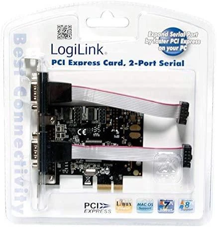Logilink | 2 x serial (COM) | PCIe