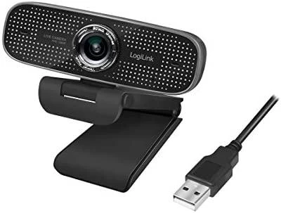 LOGILINK UA0378 HD USB internetinė kamera 100 laipsnių dvigubas mikrofonas