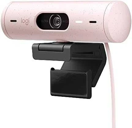 Internetinė kamera Logitech BRIO 500, Rožinės spalvos