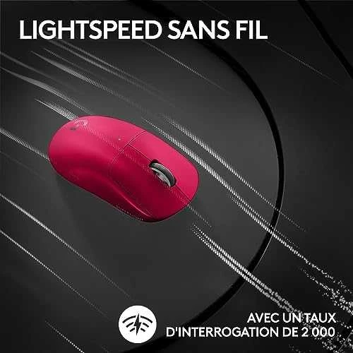 Žaidimų pelė Logitech G Pro X Superlight 2, rožinė