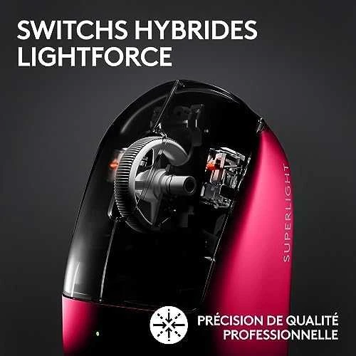 Žaidimų pelė Logitech G Pro X Superlight 2, rožinė