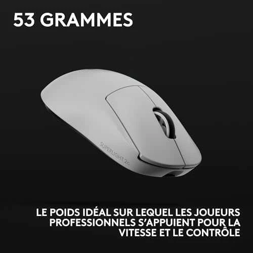 Logitech G PRO X SUPERLIGHT 2c LIGHTSPEED Wireless Belaidė Žaidimų Pelė | Baltas