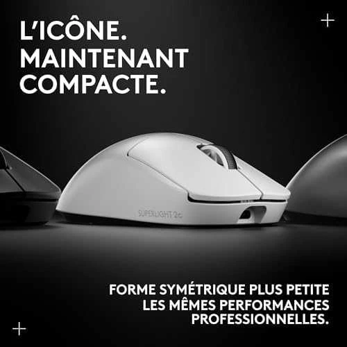 Logitech G PRO X SUPERLIGHT 2c LIGHTSPEED Wireless Belaidė Žaidimų Pelė | Baltas