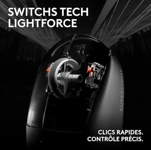 Logitech G PRO X SUPERLIGHT 2c LIGHTSPEED Wireless Belaidė Žaidimų Pelė | Baltas