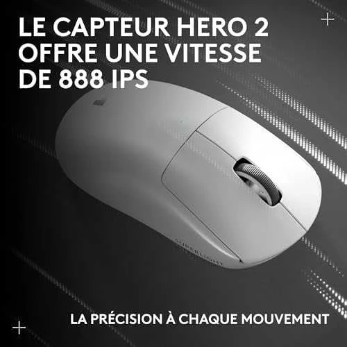 Logitech G PRO X SUPERLIGHT 2c LIGHTSPEED Wireless Belaidė Žaidimų Pelė | Baltas
