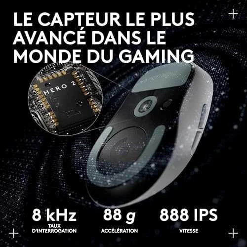 Logitech G PRO X SUPERLIGHT 2c LIGHTSPEED Wireless Belaidė Žaidimų Pelė | Baltas