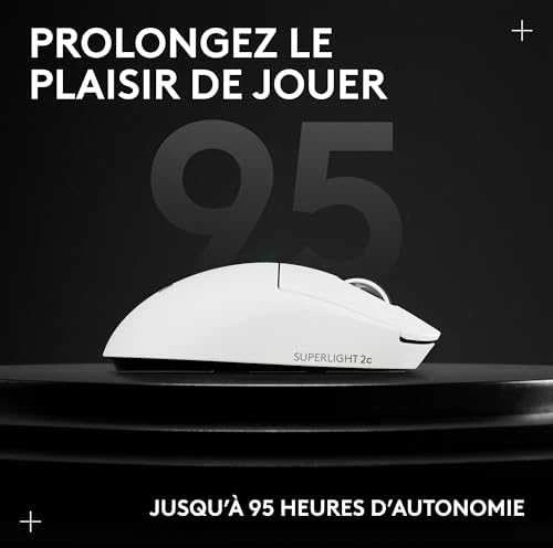 Logitech G PRO X SUPERLIGHT 2c LIGHTSPEED Wireless Belaidė Žaidimų Pelė | Baltas