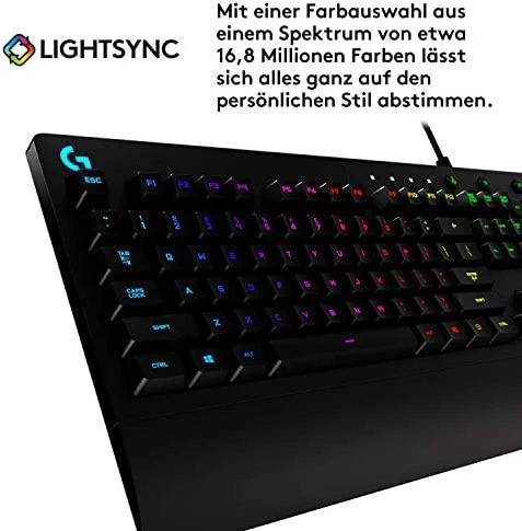 Žaidimų Klaviatūra Logitech G213 Prodigy RGB, DE išdėstymas