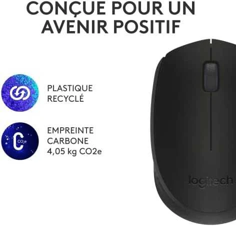 Belaidė pelė Logitech M171, Juoda