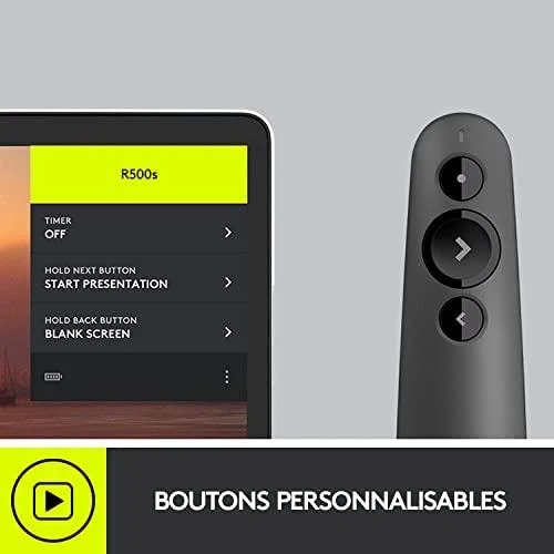 LOGITECH R500s Bluetooth pristatymo nuotolinio valdymo pultas – GRAFITAS
