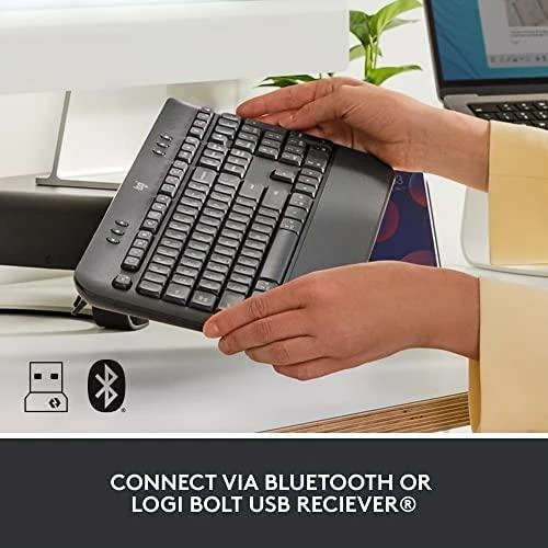 Klaviatūra Logitech Signature K650, Grafito spalvos, Vokiečių kalba (Qwertz)
