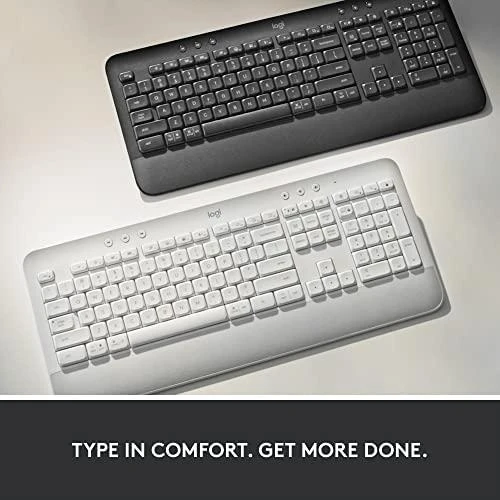 Klaviatūra Logitech Signature K650, Grafito spalvos, Vokiečių kalba (Qwertz)
