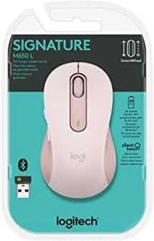 Belaidė pelė Logitech Signature M650 L, rožinės spalvos