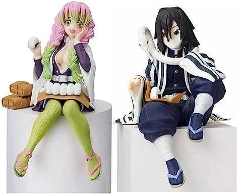 Demon Slayer Mitsuri ir Obanai figūrėlės