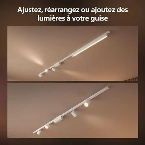 Philips Hue Perifo 4xcylinder taškinis lubinis šviestuvas balta