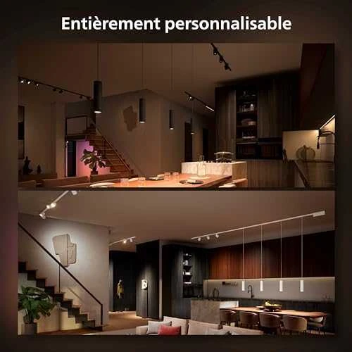 Philips Hue Perifo 4xcylinder taškinis lubinis šviestuvas balta