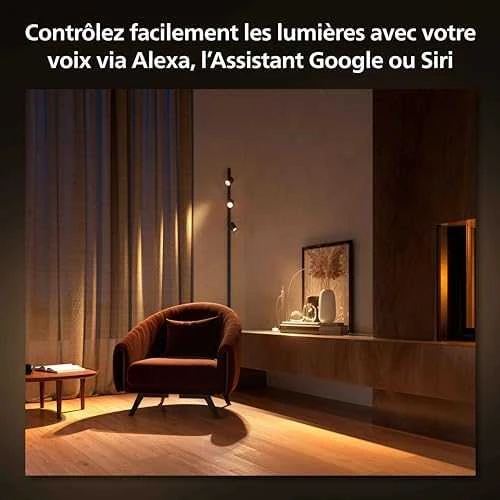 Philips Hue Perifo 4xcylinder taškinis lubinis šviestuvas balta