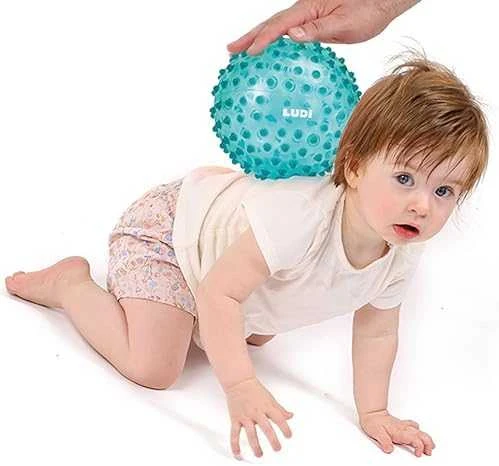 LUDI mankštos kamuolys, rožinis, 20 cm