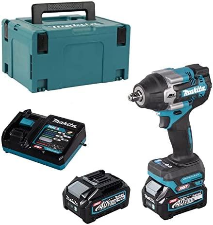 Makita TW007GM201 Akumuliatorinis smūginis veržliasukis 40V XGT, 2x4.0Ah, 1/2", 760Nm, BL-M,