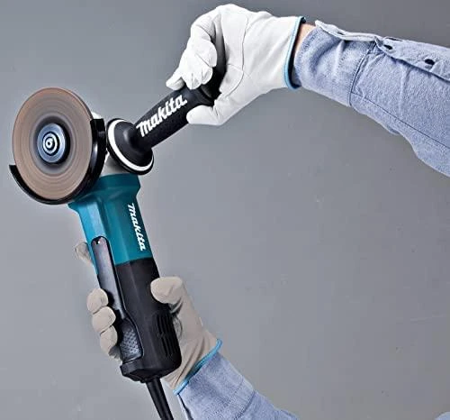 Makita 9565PCV01 Kampinis šlifuoklis, 1400 W, 125 mm, SJS, 2800-11000 min-1, "paddle" jungiklis, antivibracinė šoninė rankena