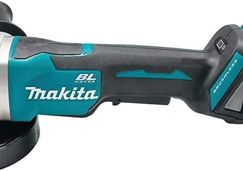 Makita DGA508Z Akumuliatorinis kampinis šlifuoklis, 18 V, ø125mm, 8500 min-1, "paddle" jungiklis, Be akumuliatorių ir kroviklio!