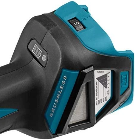 MAKITA KAMPACINIS ŠLIMUOTUVAS 18V 125mm BE BATERIJAŲ IR BE ŠEETIMO ĮKROVIMO MAKPAC DGA518ZJU