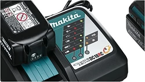 Makita DHP485RFJ Akumuliatorinis smūginis gręžtuvas, 18 V, 2x 3,0 Ah Li-ion, 50/25 Nm, 1,7kg, LED, BL-motor, MAKPACK