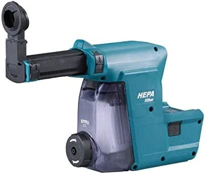 Makita Akumuliatorinis perforatorius DHR242ZJW, 18 V, SDS-PLUS, 2,0J LED, VACUUM, Be akumuliatorių ir kroviklio