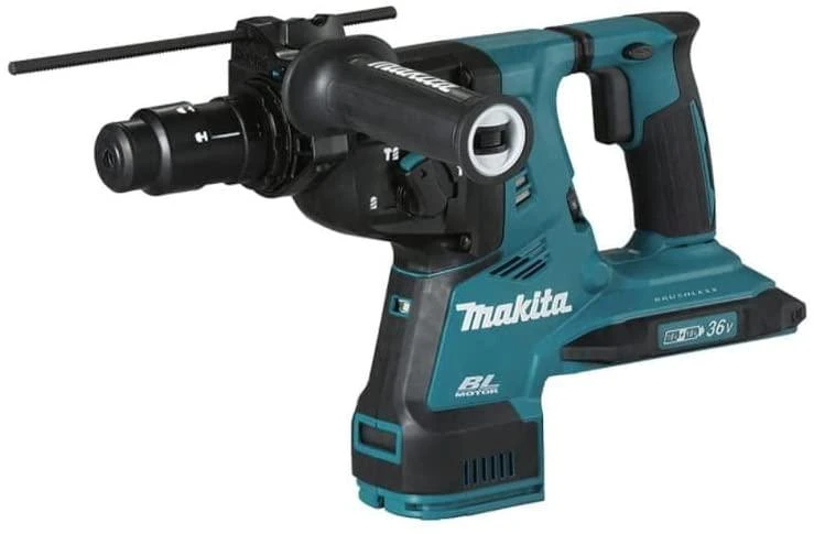 Makita Smūginis gręžtuvas 2x18V DHR281PT2J 2.9J 2x5.0Ah BL + rankena