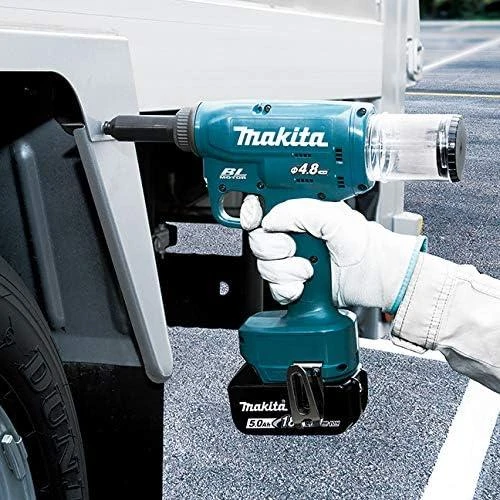 Makita DRV150Z Akumuliatorinis kniediklis; 18V; BL-motorootor; 2,4 - 4,8 mm, 10kN, Be akumuliatorių ir kroviklio!