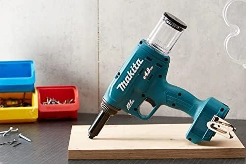 Makita DRV150Z Akumuliatorinis kniediklis; 18V; BL-motorootor; 2,4 - 4,8 mm, 10kN, Be akumuliatorių ir kroviklio!