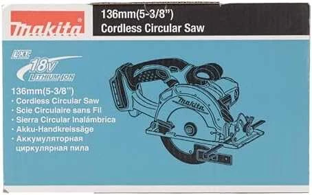 Makita DSS501Z Akumuliatorinis diskinis pjūklas 18 V, 51 mm, ø136x20, Be akumuliatorių ir kroviklio!