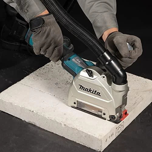 Makita GA044GZ šlifuoklis su dulkių nusiurbimo gaubtu