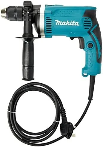 Makita smūginis gręžtuvas HP1631K 710W 1.9 kg, su lagaminu