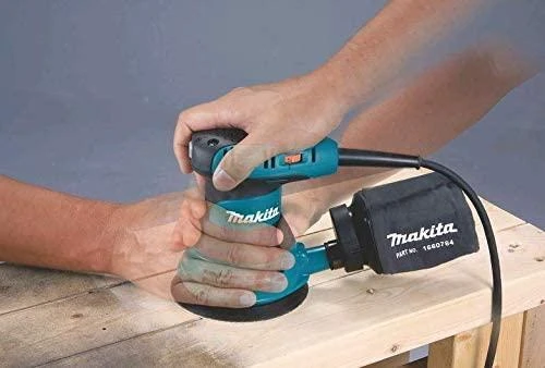 Makita BO5031K Ekscentrinis šlifuoklis, 300 W, 125 mm, 4000-12000 min-1, 2,8 mm, lagaminas, 1,3kg