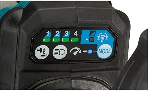 Makita TW008GZ veržliasukio galios ir režimų valdymo skydelis