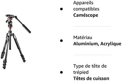 Manfrotto BEFREE Live svirtis, juoda