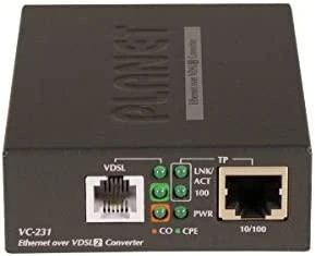 „Planet Ethernet“ per VDSL2 keitiklį (1*RJ45, 1*VDSL2/RJ11-30a)