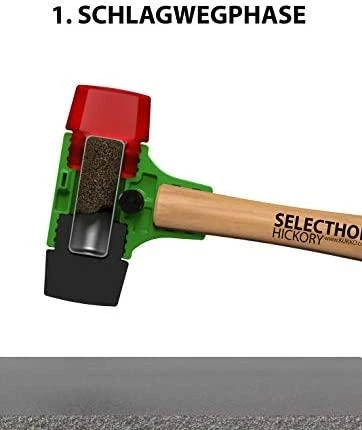 Neatšokantis guminis plaktukas KUKKO Selecthor Ø60mm