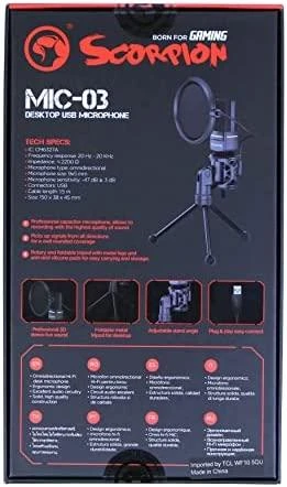 Mikrofonas žaid. Marvo MIC-03