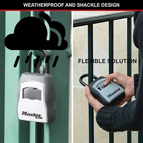 Master Lock MasterLock raktų dėžutė su kombinuota spyna ir pančiais (5400EURD)