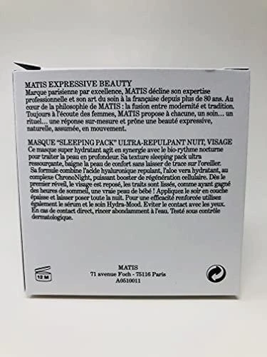 Matis Reponse Preventive Hydramood naktinė kaukė, 50 ml